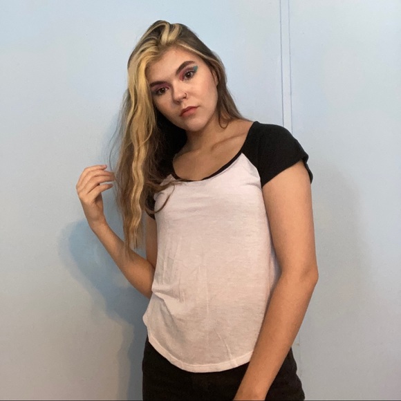 White Baseball Tee - Picture 1 of 3